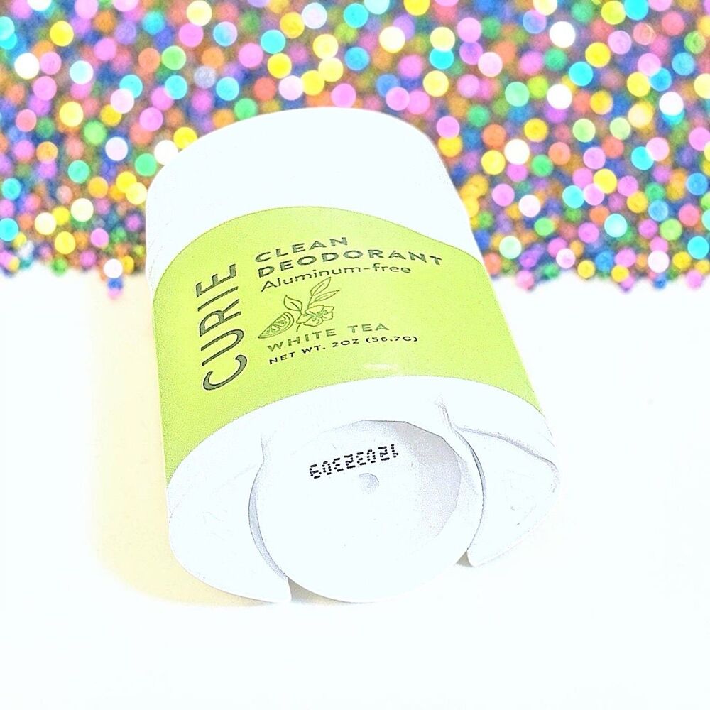 Curie Natural Deodorant Stick in White Tea 2 oz Brand New Without Box - Picture 9 of 9